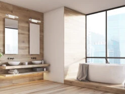 Trio Leuchten LED Badezimmer Wandleuchte GIANNI In Chrom, Breite 40cm - Spiegelleuchte -Bestes Beleuchtungs Geschäft led badezimmer wandleuchte gianni in chrom breite 1 15