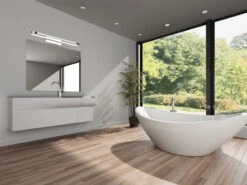 Trio Leuchten LED Badezimmer Wandleuchte GIANNI In Chrom, Breite 60cm - Spiegelleuchte -Bestes Beleuchtungs Geschäft led badezimmer wandleuchte gianni in chrom breite 1 6