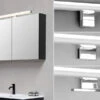 Trio Leuchten LED Badezimmer Wandleuchte LINO In Chrom, Breite 40cm - Spiegelleuchte -Bestes Beleuchtungs Geschäft led badezimmer wandleuchte lino in chrom breite 40