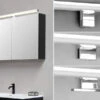 Trio Leuchten LED Badezimmer Wandleuchte LINO In Chrom, Breite 60cm - Spiegelleuchte