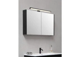 Trio Leuchten LED Badezimmer Wandleuchte LINO In Schwarz, Breite 40cm - Spiegelleuchte -Bestes Beleuchtungs Geschäft led badezimmer wandleuchte lino in schwarz breite 1 4