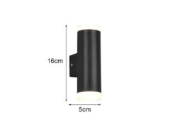 Trio Leuchten LED Badezimmer Wandleuchte RAY Up And Down In Schwarz 16,6cm - Spiegelleuchte -Bestes Beleuchtungs Geschäft led badezimmer wandleuchte ray up and down in schw 3