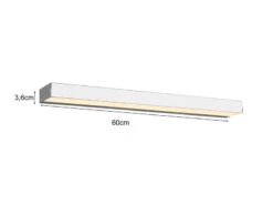 Trio Leuchten LED Badezimmer Wandleuchte ROCCO Chrom 60cm - Up-Down Spiegelleuchte -Bestes Beleuchtungs Geschäft led badezimmer wandleuchte rocco chrom 60cm up dow 3