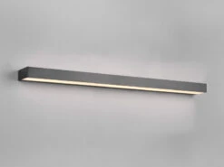 Trio Leuchten LED Badezimmer Wandleuchte ROCCO Schwarz 90cm - Up-Down Spiegelleuchte -Bestes Beleuchtungs Geschäft led badezimmer wandleuchte rocco schwarz 90cm up d 2