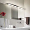 Trio Leuchten LED Badezimmer Wandleuchten 2er Set Chrom 90cm - Up-Down Spiegelleuchte -Bestes Beleuchtungs Geschäft led badezimmer wandleuchten 2er set chrom 90cm up