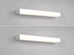 Trio Leuchten LED Badezimmer Wandleuchten 2er Set In Chrom 42,5cm - Spiegelleuchte -Bestes Beleuchtungs Geschäft led badezimmer wandleuchten 2er set in chrom 425cm 2