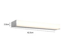 Trio Leuchten LED Badezimmer Wandleuchten 2er Set In Chrom 42,5cm - Spiegelleuchte -Bestes Beleuchtungs Geschäft led badezimmer wandleuchten 2er set in chrom 425cm 3