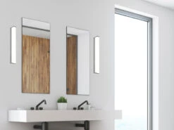 Trio Leuchten LED Badezimmer Wandleuchten 2er Set In Chrom 42,5cm - Spiegelleuchte -Bestes Beleuchtungs Geschäft led badezimmer wandleuchten 2er set in chrom 425cm 4