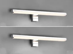 Trio Leuchten LED Badezimmer Wandleuchten 2er Set In Chrom, Breite 40cm - Spiegelleuchte -Bestes Beleuchtungs Geschäft led badezimmer wandleuchten 2er set in chrom breit 2