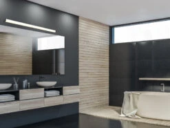 Trio Leuchten LED Badezimmer Wandleuchten 2er Set In Schwarz 120cm - Spiegelleuchte -Bestes Beleuchtungs Geschäft led badezimmer wandleuchten 2er set in schwarz 120 6