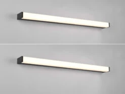 Trio Leuchten LED Badezimmer Wandleuchten 2er Set In Schwarz 80cm - Spiegelleuchte -Bestes Beleuchtungs Geschäft led badezimmer wandleuchten 2er set in schwarz 80c 2