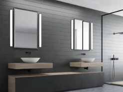 Trio Leuchten LED Badezimmer Wandleuchten 2er Set In Schwarz 80cm - Spiegelleuchte -Bestes Beleuchtungs Geschäft led badezimmer wandleuchten 2er set in schwarz 80c 4