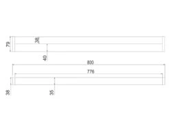 Trio Leuchten LED Badezimmer Wandleuchten 2er Set In Schwarz 80cm - Spiegelleuchte -Bestes Beleuchtungs Geschäft led badezimmer wandleuchten 2er set in schwarz 80c 7