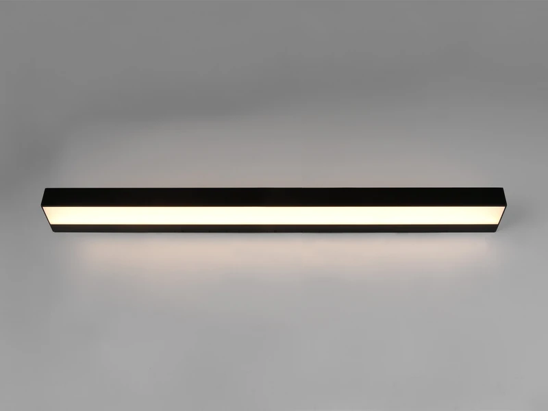 Trio Leuchten LED Badezimmer Wandleuchten 2er Set Schwarz 90cm - Up-Down Spiegelleuchte 7 Trio Leuchten LED Badezimmer Wandleuchten 2er Set Schwarz 90cm - Up-Down Spiegelleuchte – Bild 5