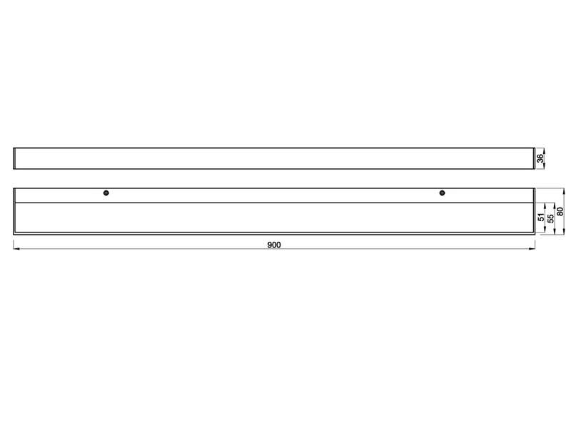 Trio Leuchten LED Badezimmer Wandleuchten 2er Set Schwarz 90cm - Up-Down Spiegelleuchte 10 Trio Leuchten LED Badezimmer Wandleuchten 2er Set Schwarz 90cm - Up-Down Spiegelleuchte – Bild 8