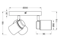 Trio Leuchten LED Badezimmerlampe Deckenstrahler 3 Flammig Rund Schwenkbar Chrom -Bestes Beleuchtungs Geschäft led badezimmerlampe deckenstrahler 3 flammig rund 1 15