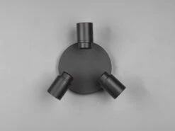 Trio Leuchten LED Badezimmerlampe Deckenstrahler 3 Flammig Rund Schwenkbar Schwarz -Bestes Beleuchtungs Geschäft led badezimmerlampe deckenstrahler 3 flammig rund 1 4
