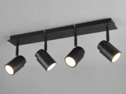 Trio Leuchten LED Badezimmerlampe Deckenstrahler 4 Flammig Schwenkbar In Schwarz 12 Trio Leuchten LED Badezimmerlampe Deckenstrahler 4 Flammig Schwenkbar In Schwarz -Bestes Beleuchtungs Geschäft led badezimmerlampe deckenstrahler 4 flammig schwe 2