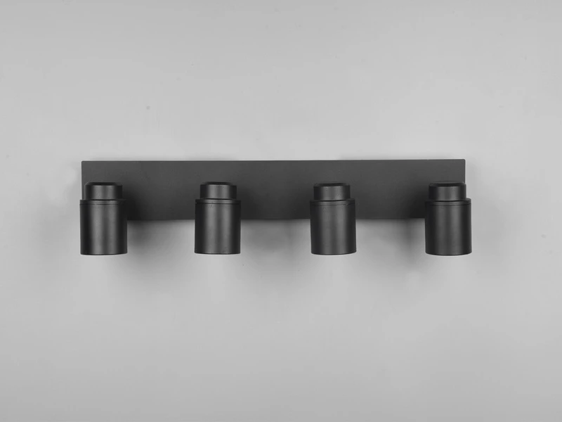 Trio Leuchten LED Badezimmerlampe Deckenstrahler 4 Flammig Schwenkbar In Schwarz 8 Trio Leuchten LED Badezimmerlampe Deckenstrahler 4 Flammig Schwenkbar In Schwarz – Bild 6