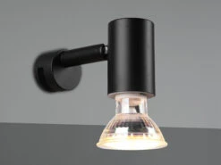 Trio Leuchten LED Badezimmerlampe Dimmbar Schwarz, Spiegelklemmleuchte Mit Schwenkbarem Spot -Bestes Beleuchtungs Geschäft led badezimmerlampe dimmbar schwarz spiegelklemmle 5