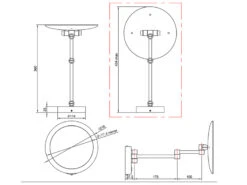 Trio Leuchten LED Badspiegel VIEW Rund Mit Beleuchtung Und Vergrößerung -Bestes Beleuchtungs Geschäft led badspiegel view rund mit beleuchtung und vergr 4