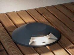 Konstsmide LED Bodenaufbaustrahler 2flammig Aufbauspot 2er SET Aussen Anthrazit Ø20cm IP65 -Bestes Beleuchtungs Geschäft led bodenaufbaustrahler 2flammig aufbauspot 2er se 4