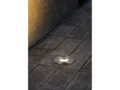 Trio Leuchten LED Bodeneinbauspot Rund 2er Set Edelstahl Ø11cm IP65 Bodenstrahler Für Einfahrt -Bestes Beleuchtungs Geschäft led bodeneinbauspot rund 2er set edelstahl 11cm ip 4