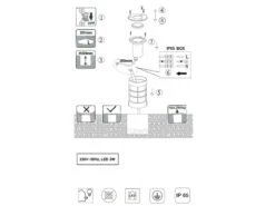 Trio Leuchten LED Bodeneinbauspot Rund 2er Set Edelstahl Ø11cm IP65 Bodenstrahler Für Einfahrt -Bestes Beleuchtungs Geschäft led bodeneinbauspot rund 2er set edelstahl 11cm ip 9
