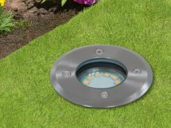 Ranex LED Bodeneinbaustrahler Für Außen, Rund, Belastbar Bis Zu 800 Kg