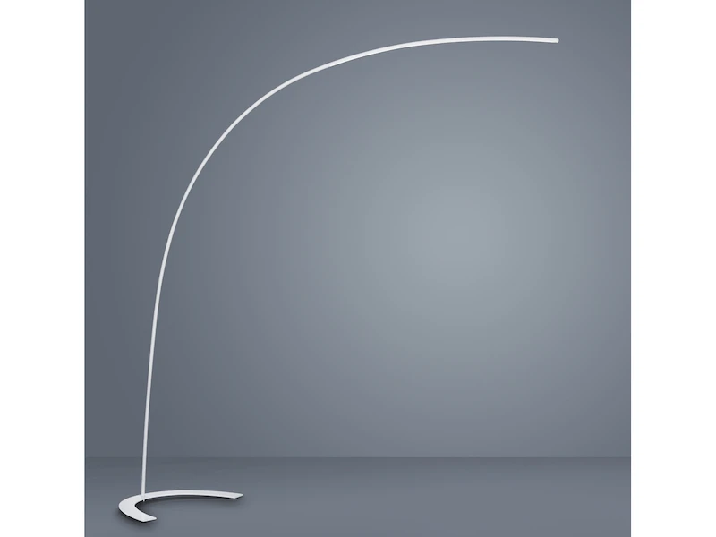 Trio Leuchten LED Bogenlampe SHANGHAI Dimmbar, 200cm Ausladung, Metall Weiß 5 Trio Leuchten LED Bogenlampe SHANGHAI Dimmbar, 200cm Ausladung, Metall Weiß – Bild 3