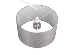 MeineWunschleuchte LED Bogenleuchte Metall Weiß Stoff Lampenschirm Grau, 210cm 15 MeineWunschleuchte LED Bogenleuchte Metall Weiß Stoff Lampenschirm Grau, 210cm -Bestes Beleuchtungs Geschäft led bogenleuchte metall weiss stoff lampenschirm g 6