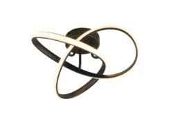 Reality Leuchten LED Decken- Und Wandleuchte MEO Metall Schwarz Durchmesser 40cm -Bestes Beleuchtungs Geschäft led decken und wandleuchte meo metall schwarz durc 1