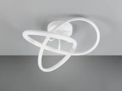 Reality Leuchten LED Decken- Und Wandleuchte MEO Metall Weiß Durchmesser 40cm -Bestes Beleuchtungs Geschäft led decken und wandleuchte meo metall weiss durchm 4