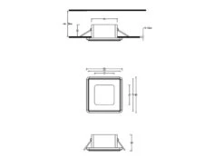 Trio Leuchten LED Deckeneinbaustrahler NIMBUS Schwarz, Getrennt Schaltbar, IP44 8cm -Bestes Beleuchtungs Geschäft led deckeneinbaustrahler nimbus schwarz getrennt s 6