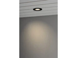 Konstsmide LED Deckeneinbaustrahler OUTDOOR Glasfront Mit Schwarzem Rand Ø11cm, IP44 -Bestes Beleuchtungs Geschäft led deckeneinbaustrahler outdoor glasfront mit sch 3