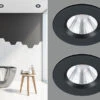 Trio Leuchten LED Deckeneinbaustrahler Rund Dimmbar 2er Set In Schwarz, IP65 1 Trio Leuchten LED Deckeneinbaustrahler Rund Dimmbar 2er Set In Schwarz, IP65 -Bestes Beleuchtungs Geschäft led deckeneinbaustrahler rund dimmbar 2er set in s