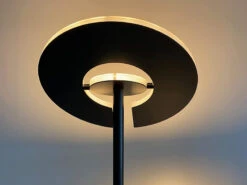 Fischer & Honsel LED Deckenfluter DENT Schwarz Dimmbar - Höhe 180cm -Bestes Beleuchtungs Geschäft led deckenfluter dent schwarz dimmbar hoehe 180cm 5