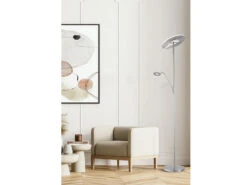 Fischer & Honsel LED Deckenfluter DENT Silber Mit Leselampe Dimmbar - Höhe 180cm 23 Fischer & Honsel LED Deckenfluter DENT Silber Mit Leselampe Dimmbar - Höhe 180cm -Bestes Beleuchtungs Geschäft led deckenfluter dent silber mit leselampe dimmbar 9