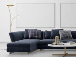 Trio Leuchten LED Deckenfluter GRANBY Messing Schwenkbar Mit Lesearm, Höhe 180cm -Bestes Beleuchtungs Geschäft led deckenfluter granby messing schwenkbar mit les 6