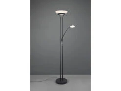 Reality Leuchten LED Deckenfluter ORSON Schwarz Mit Leselicht, Dimmbar Flexibel - 180cm -Bestes Beleuchtungs Geschäft led deckenfluter orson schwarz mit leselicht dimmb 2