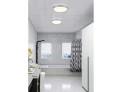 Trio Leuchten LED Deckenleuchte 2er Set In Grau Titanfarben Ø 33cm, IP44 - Badlampen -Bestes Beleuchtungs Geschäft led deckenleuchte 2er set in grau titanfarben 33cm 6