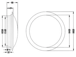 Trio Leuchten LED Deckenleuchte 2er Set In Schwarz Ø 29cm, IP44 - Badlampen -Bestes Beleuchtungs Geschäft led deckenleuchte 2er set in schwarz 29cm ip44 bad 7