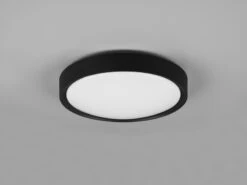 Trio Leuchten LED Deckenleuchte 2er Set In Schwarz Matt Ø 33cm, IP44 - Badlampen -Bestes Beleuchtungs Geschäft led deckenleuchte 2er set in schwarz matt 33cm ip4 5