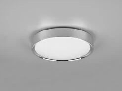 Trio Leuchten LED Deckenleuchte 2er Set In Silber Chrom Ø 33cm, IP44 - Badlampen -Bestes Beleuchtungs Geschäft led deckenleuchte 2er set in silber chrom 33cm ip4 5