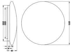 Trio Leuchten LED Deckenleuchte 2er Set In Weiß Ø 37cm, IP44 - Badlampen -Bestes Beleuchtungs Geschäft led deckenleuchte 2er set in weiss 37cm ip44 badla 7