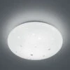 Reality Leuchten LED Deckenleuchte ACHAT Mit Sternenhimmel Kunststoff Weiß - Ø 27cm -Bestes Beleuchtungs Geschäft led deckenleuchte achat mit sternenhimmel kunststo