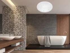 Reality Leuchten LED Deckenleuchte ACHAT Mit Sternenhimmel Kunststoff Weiß - Ø 27cm -Bestes Beleuchtungs Geschäft led deckenleuchte achat mit sternenhimmel kunststo 2