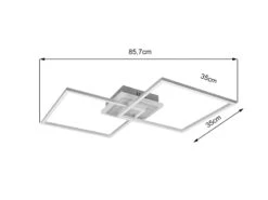 Reality Leuchten LED Deckenleuchte ARRIBO Titan 3 Stufen Dimmer, Farbwechsler 85cm Breit -Bestes Beleuchtungs Geschäft led deckenleuchte arribo titan 3 stufen dimmer far 4
