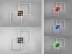 Reality Leuchten LED Deckenleuchte ARRIBO Titan 3 Stufen Dimmer, Farbwechsler 85cm Breit -Bestes Beleuchtungs Geschäft led deckenleuchte arribo titan 3 stufen dimmer far 9