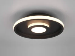 Trio Leuchten LED Deckenleuchte ASCARI, Rund, Schwarz Matt, Ø 30cm, Dimmbar, IP44 14 Trio Leuchten LED Deckenleuchte ASCARI, Rund, Schwarz Matt, Ø 30cm, Dimmbar, IP44 -Bestes Beleuchtungs Geschäft led deckenleuchte ascari rund schwarz matt 30cm di 2
